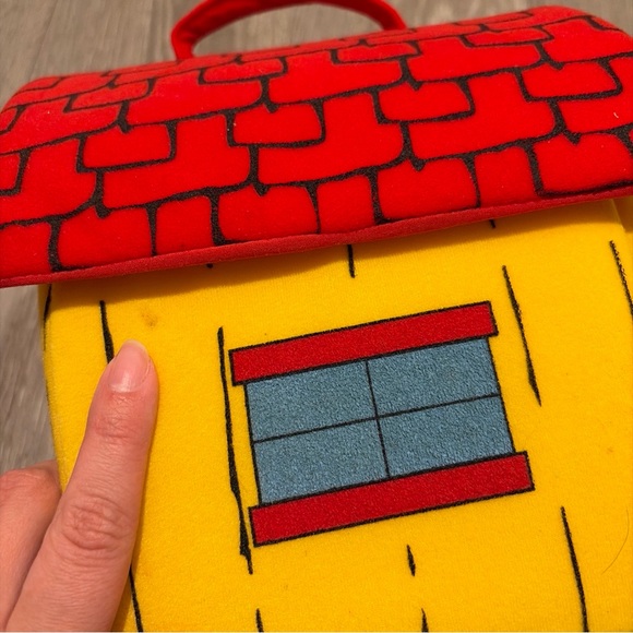 1995 Clifford The Big Red Dog Scholastic Plush Dog & Doghouse Vintage 90s - Picture 6 of 7